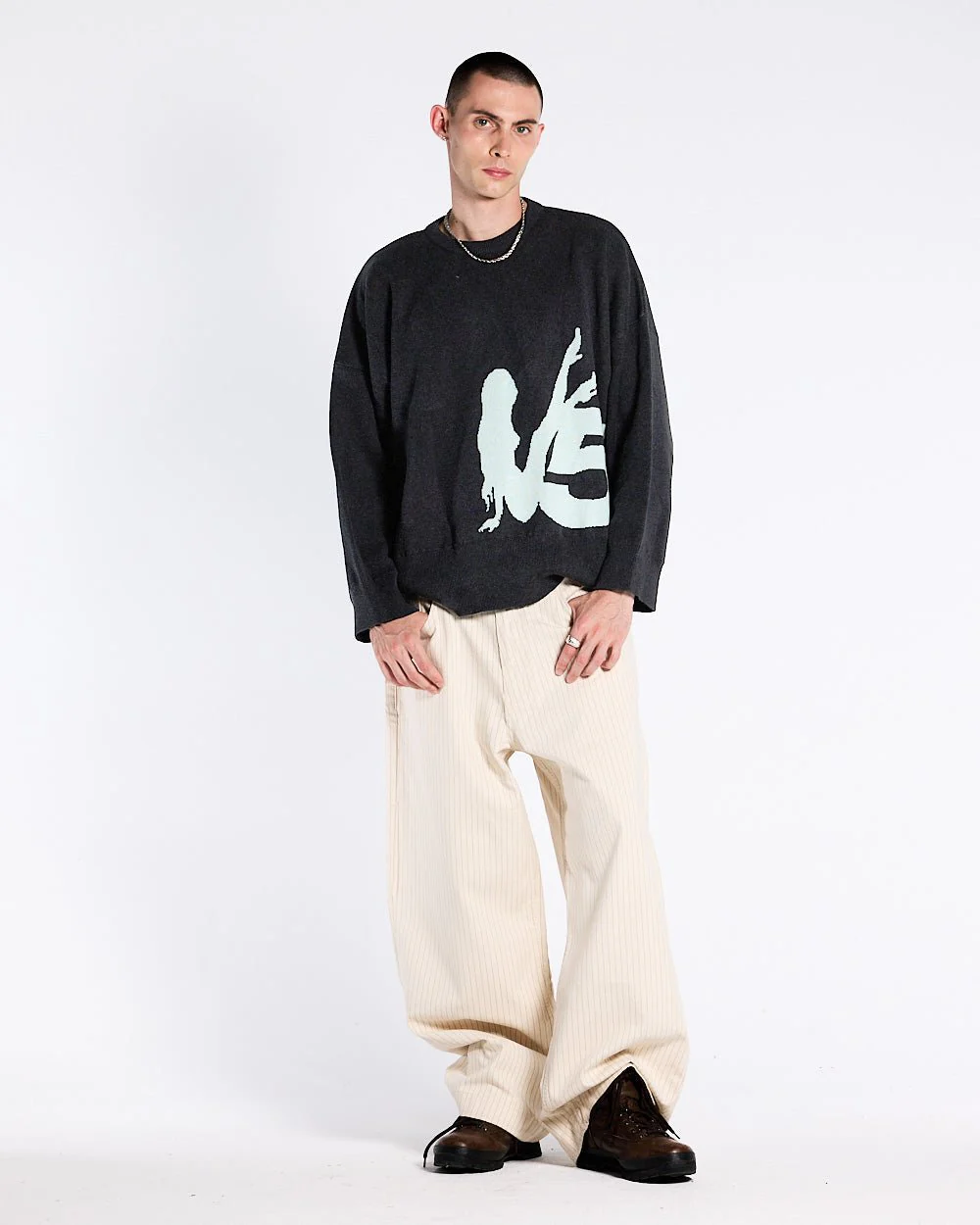 YURE KNIT DARK GREY - Image 7